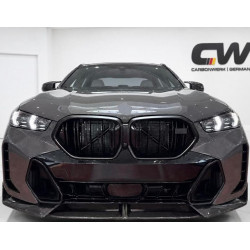 Bodykit Frontlippe Diffusor Sideskirts ABS Glanz passend für BMW X6 G06 LCI Facelift mit MPaket - 4215