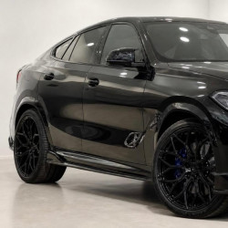 Bodykit Frontlippe Diffusor Sideskirts ABS Glanz passend für BMW X6 G06 LCI Facelift mit MPaket - 4215