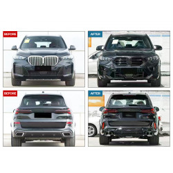 Bodykit Stoßstange Vorne Hinten Umbau Set passend für BMW X5 G05 LCI nicht X5 M oder F95 - 4216