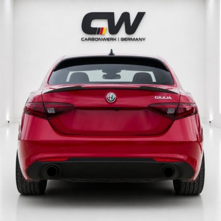 2770 - Heckspoiler Spoiler Lippe ABS Glanz Schwarz passend für Alfa Romeo Giulia 2015+