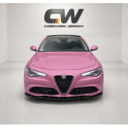 Frontlippe Lippe Schwert Frontspoiler Spoiler ABS Glanz Schwarz passend für Alfa Romeo Giulia Sport - 4220