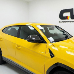Spiegelkappen Austausch Vollcarbon mit Totwinkelassistent passend für Lamborghini Urus - 4222