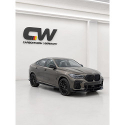 Sideskirts Seitenschweller Ansätze Performance ABS schwarz glänzend passend für BMW X6 G06 mit MPaket - 2962