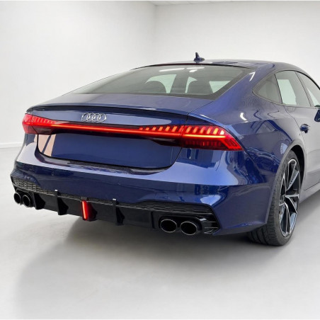 Heckdiffusor Diffusor ABS schwarz glänzend für AUDI A7 C8 4K mit Sline NICHT S7 - 4224