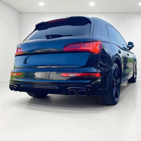 Heckdiffusor Diffusor ABS schwarz glänzend für AUDI Q5 FY mit S-Line Vorfacelift - 4225