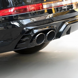 Heckdiffusor Diffusor ABS schwarz glänzend für AUDI Q5 FY mit S-Line Vorfacelift - 4225