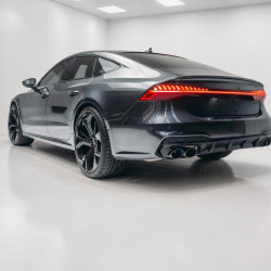 Heckdiffusor Diffusor ABS schwarz glänzend für AUDI A7 C8 4K mit Sline NICHT S7 - 4226