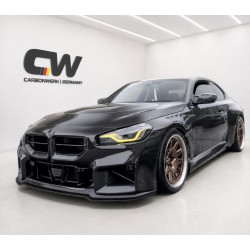 Frontlippe Lippe Spoiler Schwert Performance ABS schwarz glänzend für BMW M2 G87 - 2965
