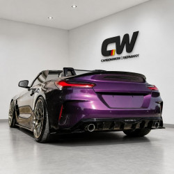 Sideskirts Seitenschweller Ansätze ABS schwarz glänzend passend für BMW Z4 mit M-Paket G29 + Facelift 2018+ - 4228