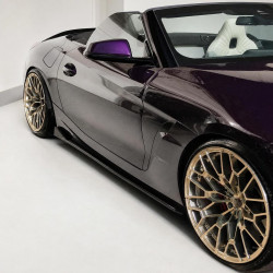 Sideskirts Seitenschweller Ansätze ABS schwarz glänzend passend für BMW Z4 mit M-Paket G29 + Facelift 2018+ - 4228