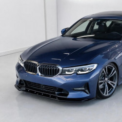 Frontlippe Lippe Schwert Frontspoiler Spoiler ABS Glanz für BMW 3er G20 G21 mit Sportline Vorfacelift - 4231