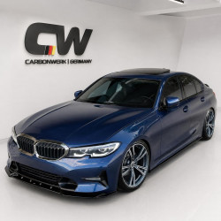 Sideskirts Seitenschweller Ansätze ABS schwarz glänzend passend für BMW 3er G20 G21 mit Sportline Vorfacelift - 4232
