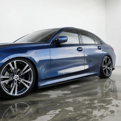 Sideskirts Seitenschweller Ansätze ABS schwarz glänzend passend für BMW 3er G20 G21 mit Sportline Vorfacelift - 4232