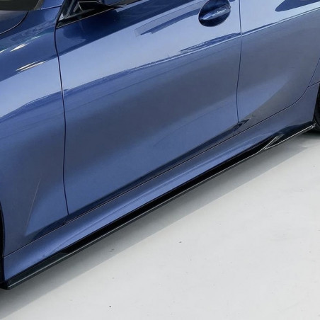 Sideskirts Seitenschweller Ansätze ABS schwarz glänzend passend für BMW 3er G20 G21 mit Sportline Vorfacelift - 4232