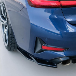 Heckdiffusor Diffusor Heck Ansatz ABS schwarz glänzend passend für BMW 3er G20 G21 mit Sportline Vorfacelift - 4233