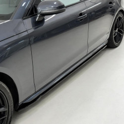 Seitenschwelleransatz Sideskirt Extension ABS passend für AUDI A4 S-Line + S4 B9 2015+ - 4236