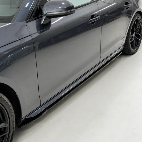 Seitenschwelleransatz Sideskirt Extension ABS passend für AUDI A4 S-Line + S4 B9 2015+ - 4236