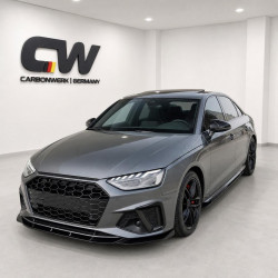 Seitenschwelleransatz Sideskirt Extension ABS passend für AUDI A4 S-Line + S4 B9 2015+ - 4236