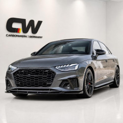 Seitenschwelleransatz Sideskirt Extension ABS passend für AUDI A4 S-Line + S4 B9 2015+ - 4236