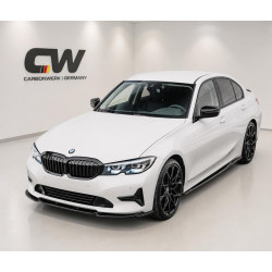 Frontlippe Lippe Schwert Frontspoiler Spoiler ABS Glanz für BMW 3er G20 G21 Vorfacelift - 4237
