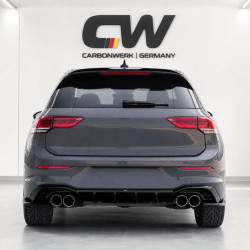 Heckspoiler Lippe Spoiler Flaps Aufsatz ABS Glanz Schwarz passend für Volkswagen Golf Mk8 + Facelift 2019+ - 4238