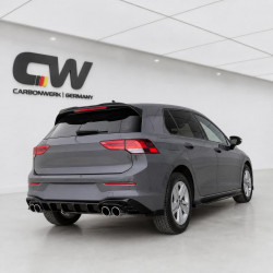 Heckspoiler Lippe Spoiler Flaps Aufsatz ABS Glanz Schwarz passend für Volkswagen Golf Mk8 + Facelift 2019+ - 4238