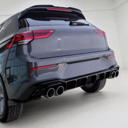 Heckspoiler Lippe Spoiler Flaps Aufsatz ABS Glanz Schwarz passend für Volkswagen Golf Mk8 + Facelift 2019+ - 4238