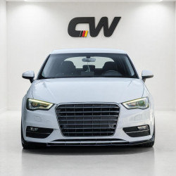 Frontlippe Spoiler Lippe Schwert Frontspoiler ABS Glanz für AUDI A3 8V Sportback Vorfacelift - 4240