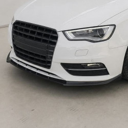 Frontlippe Spoiler Lippe Schwert Frontspoiler ABS Glanz für AUDI A3 8V Sportback Vorfacelift - 4240