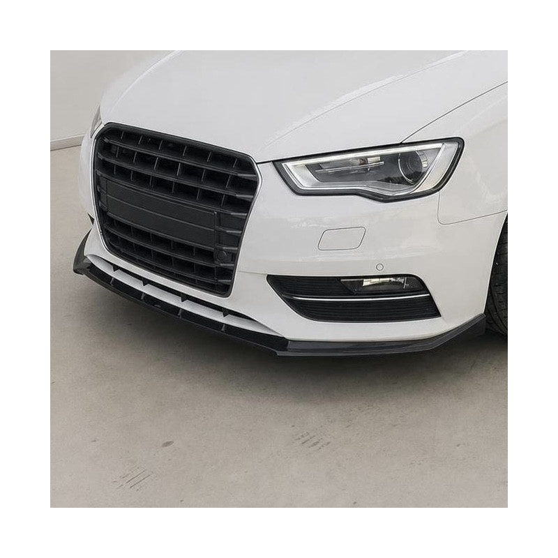 Frontlippe Spoiler Lippe Schwert Frontspoiler ABS Glanz für AUDI A3 8V Sportback Vorfacelift - 4240