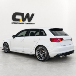 Seitenschwelleransatz Sideskirt Extension ABS passend für AUDI A3 8V Sportback Vorfacelift - 4241