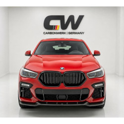 Frontlippe Lippe Schwert Frontspoiler Spoiler ABS Glanz für BMW X6 G06 mit M-Paket Vorfacelift - 4243