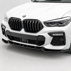 Frontlippe Lippe Schwert Frontspoiler Spoiler ABS Glanz für BMW X6 G06 mit M-Paket Vorfacelift - 4243