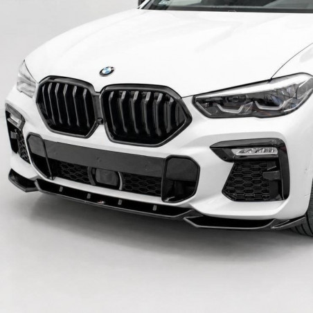 Frontlippe Lippe Schwert Frontspoiler Spoiler ABS Glanz für BMW X6 G06 mit M-Paket Vorfacelift - 4243