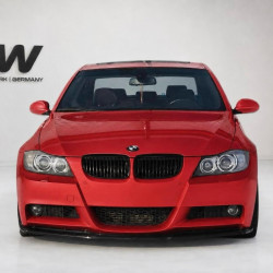 Frontlippe Lippe Schwert Frontspoiler Spoiler ABS Glanz für BMW 3er E90 E91 mit M-Paket Vorfacelift - 4244