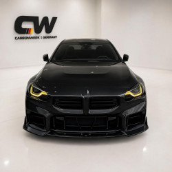 Frontlippe Lippe Schwert Frontspoiler Spoiler ABS Glanz für BMW M2 G87 - 4245