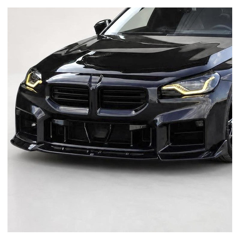 Frontlippe Lippe Schwert Frontspoiler Spoiler ABS Glanz für BMW M2 G87 - 4245