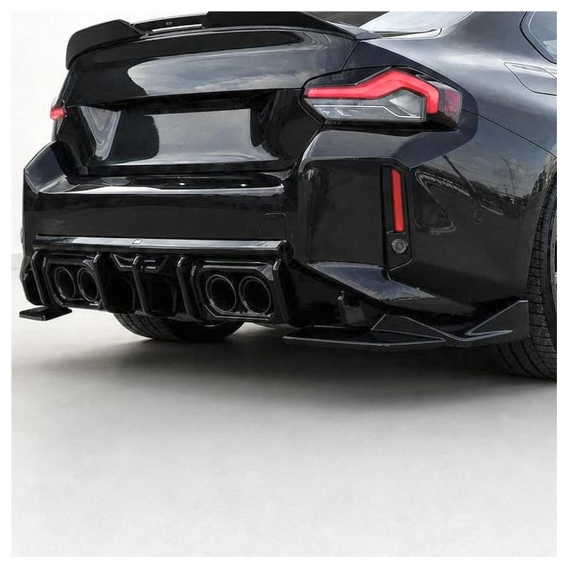 Heckdiffusor Diffusor Heck Ansatz ABS schwarz glänzend passend für BMW M2 G87 - 4247