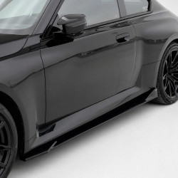 Sideskirts Seitenschweller Ansätze ABS schwarz glänzend passend für BMW M2 G87 - 4248