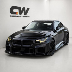 Sideskirts Seitenschweller Ansätze ABS schwarz glänzend passend für BMW M2 G87 - 4248