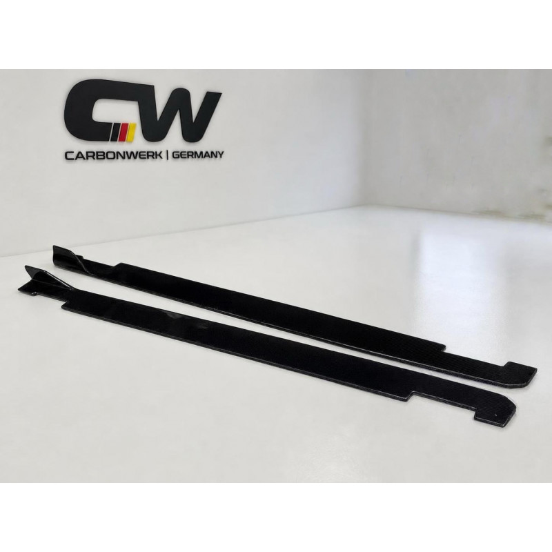 Seitenschweller Ansatz Sideskirt Extension Carbon passend für AUDI RS5 F5 Coupe Vorfacelift - 4251