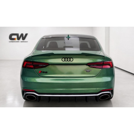 Kofferraumspoiler Heckspoiler Lippe Spoiler Highkick Vollcarbon passend für AUDI A5 S5 RS5 F5 Coupe - 4252