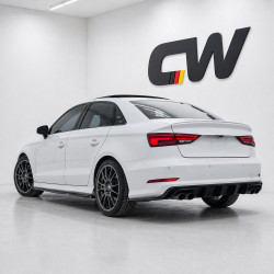 Seitenschwelleransatz Sideskirt Extension ABS passend für AUDI A3 S3 8V Limousine + Facelift - 4254