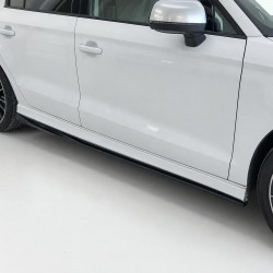 Seitenschwelleransatz Sideskirt Extension ABS passend für AUDI A3 S3 8V Limousine + Facelift - 4254