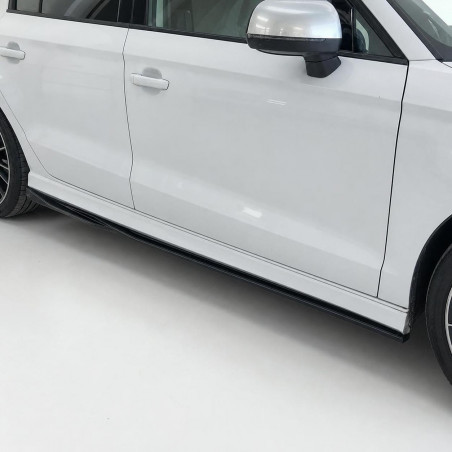 Seitenschwelleransatz Sideskirt Extension ABS passend für AUDI A3 S3 8V Limousine + Facelift - 4254