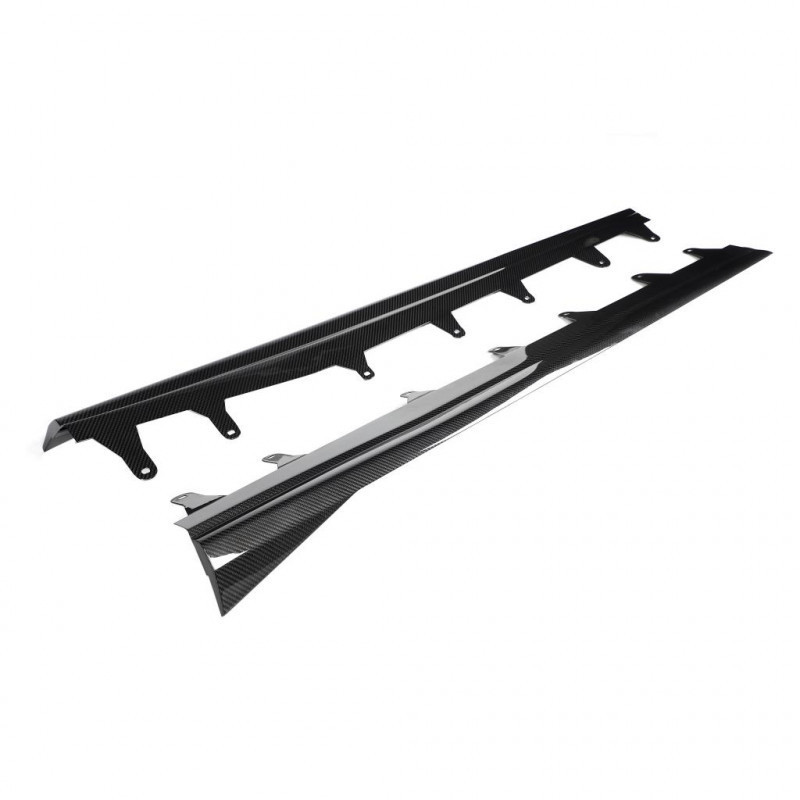 Seitenschweller Ansatz Sideskirt Extension Performance Vollcarbon passend für BMW X6 G06 + X6M F96 - 4257