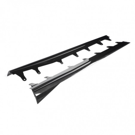 Seitenschweller Ansatz Sideskirt Extension Performance Vollcarbon passend für BMW X6 G06 + X6M F96 - 4257
