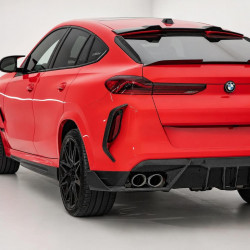 Zierblende Splitter Canards hinten Performance Vollcarbon passend für BMW X6M F96 + Facelift - 4259