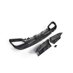 Heckdiffusor Diffusor Heck Ansatz V2 Vollcarbon Carbon passend für BMW X6M F96 + Facelift - 4260