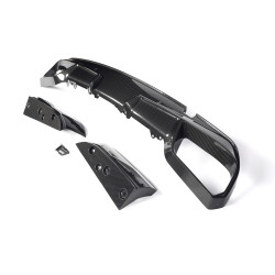 Heckdiffusor Diffusor Heck Ansatz V2 Vollcarbon Carbon passend für BMW X6M F96 + Facelift - 4260